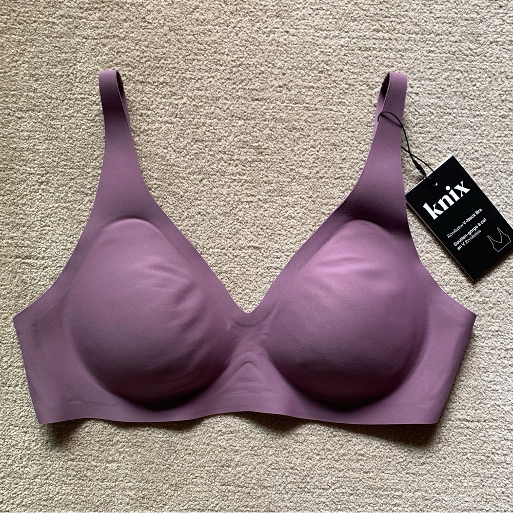 Knix Revolution V-Neck Bra, size Medium in Cosmic color NWT